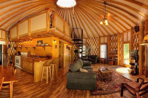 Yurt in Floyd · ★4.86 · 2 bedrooms · 2 beds · 1 bath | Yurt living ...