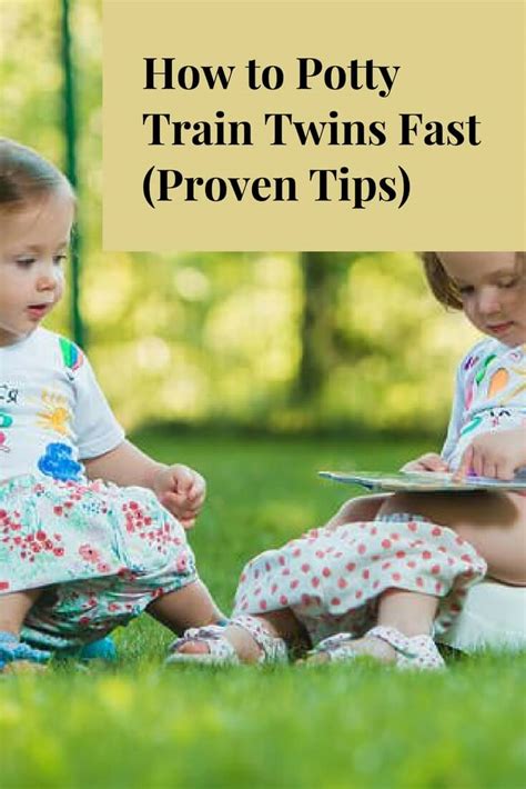 How to Potty Train Twins Fast (Proven Tips)