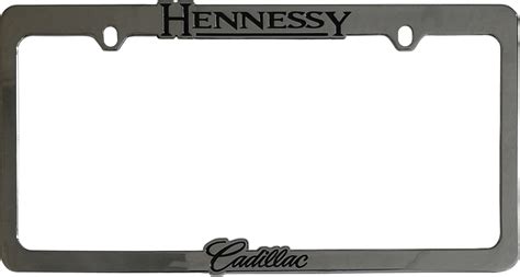 Custom Molded Zinc Metal Car Dealer License Plate Frames