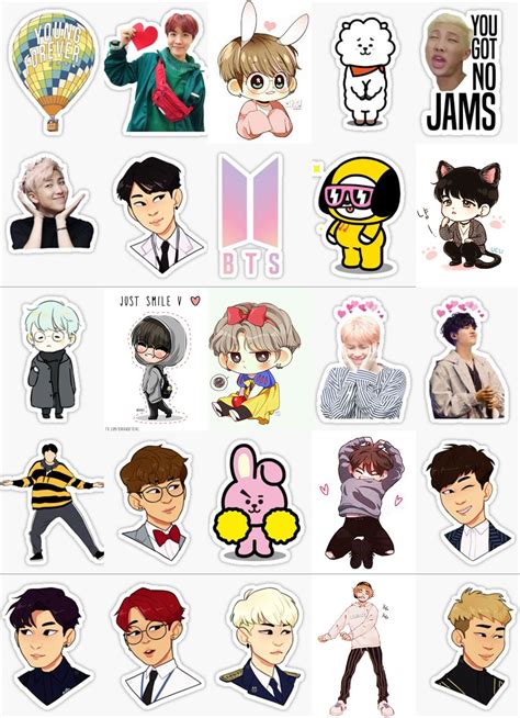 Bts Printable Stickers