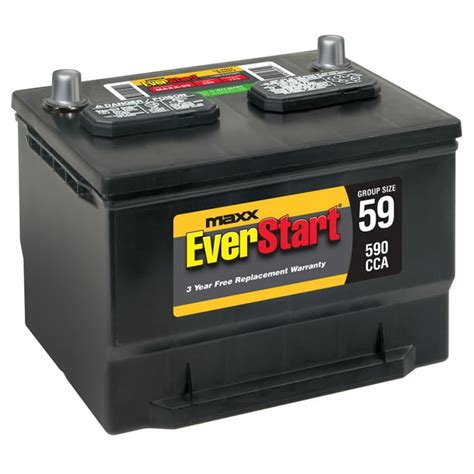 EverStart Maxx Lead Acid Automotive Battery, Groups Size 59 (12 Volt ...