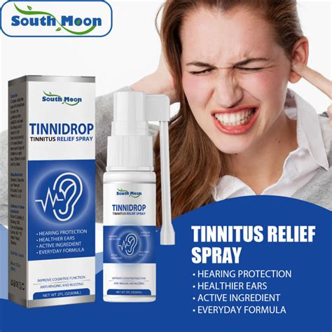 South Moon Tinnidrop Tinnitus Relief Spray Relieve Tinnitus Ear Back ...