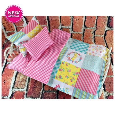 American Girl Doll Bedding - 18 Inch Doll Bedding Set - Patchwork This great set is BRAND NEW ...