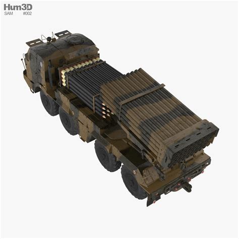 RM-70 multiple rocket launcher 3D model - Military on Hum3D