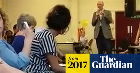 Grenfell fire inquiry chair heckled at residents' meeting – video | UK news | The Guardian