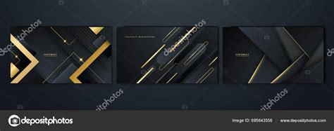 Black Gold Background Presentation Design Stock Vector by ©salmanalfa ...