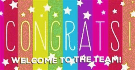 Congrats Welcome GIF - Congrats Welcome Team - Discover & Share GIFs