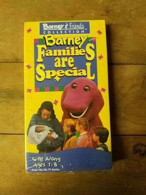 Barney And Friends Families Are Special VHS Sing Along 1995 | Etsy