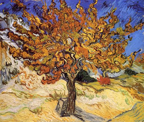 Mulberry Tree, 1889 - Vincent van Gogh - WikiArt.org