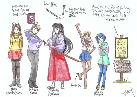 Love Hina Characters 2 by a22d on DeviantArt