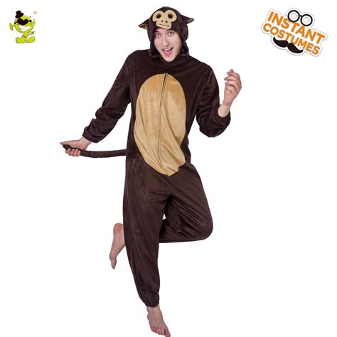 Aliexpress.com : Buy 2018 Adult Men's Monkey Pajamas Costume Sleepwear ...