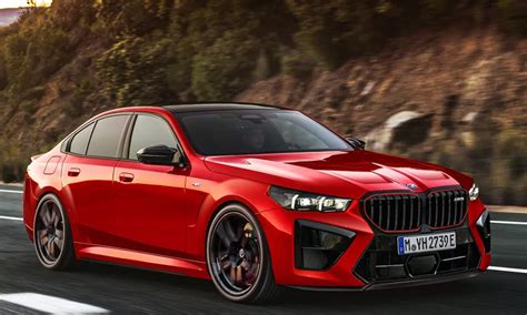 BMW 2024 M5 renders imagine G80 inspired performance saloon