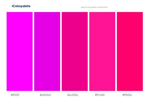 Magenta / Fuchsia – Magenta / Fuchsia – Hollywood Cerise – Persian Rose – Rose Color scheme ...