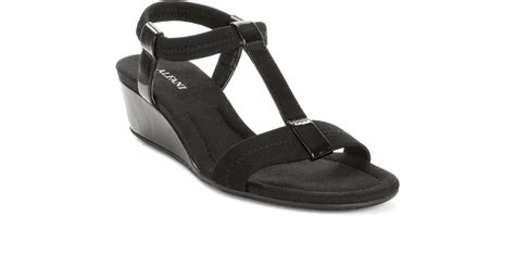 Alfani Women's Voyage Wedge Sandals, Only At Macy's in Black (Black ...