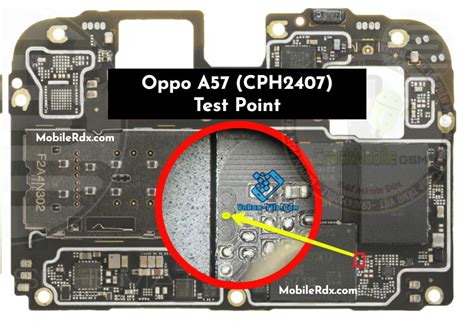 Oppo A57 Test Point | Brom Mode | MTK Test Point