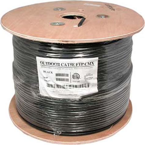 Cable, Bulk, Cat5E, Shielded (STP), Solid, Direct Burial / Outdoor (UV ...