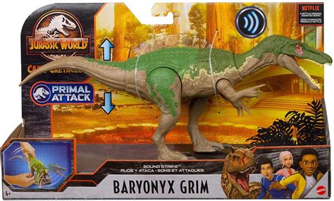 Jurassic World Camp Cretaceous Baryonyx Grim Action Figure Sound Strike ...