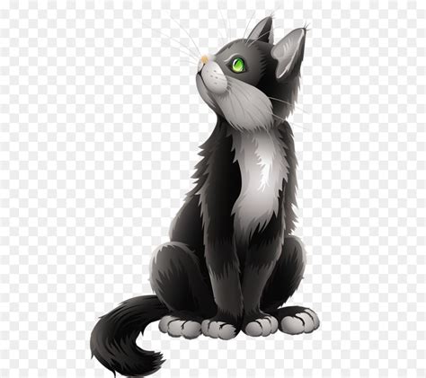 Black cat Cartoon Clip art - Black Cat and Scratches Transparent Vector ...