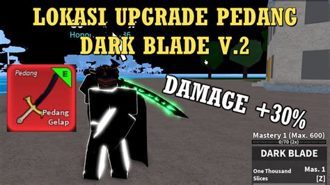 Cara Upgrade Pedang jadi V2 Dark Blade - Blox Fruit - YouTube