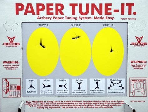 Arrow Paper Tuning Chart