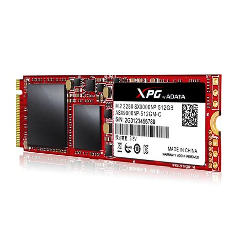 XPG SX9000 PCIe Gen3x4 M.2 2280 솔리드 스테이트 드라이브 | XPG