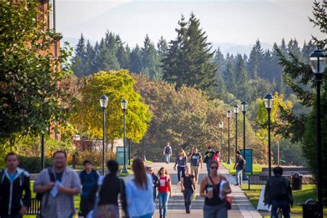 WSU Vancouver during fall semester. Go Cougs! Fall Semester, On A Clear ...