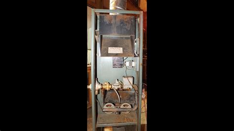 Service of the antique pilot furnace part 1 - YouTube