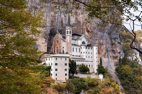 Madonna della Corona Sanctuary - Verona Italy — Stock Photo © catalby ...