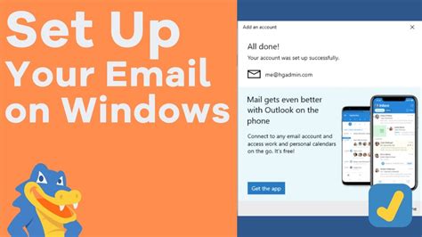 How to set up a new email account with Windows Mail/ Outlook ...