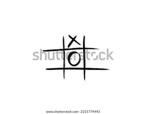 Xo Classic Board Game Draw Set Stock Illustration 2221774443 | Shutterstock