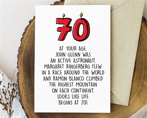 Funny 70th Birthday Card Printable, 70th Birthday Gift for Men or Women, Turning 70 Card for Mom ...