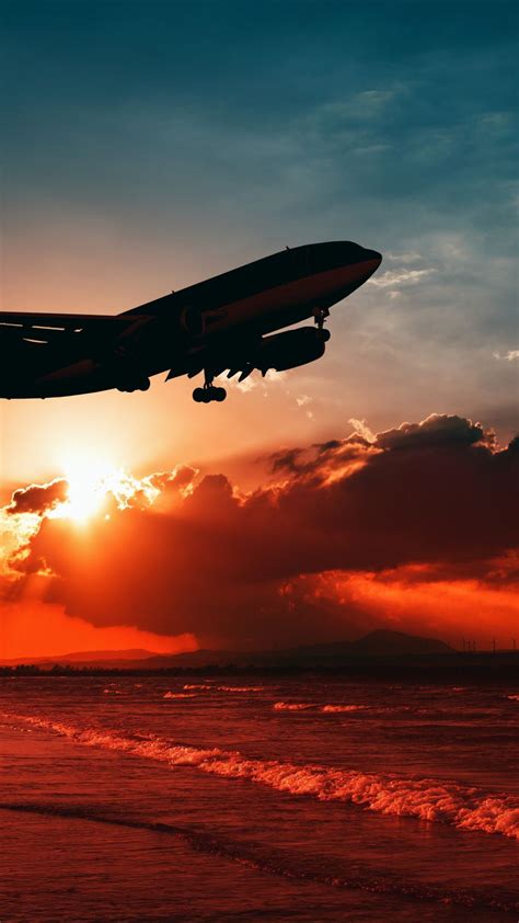 Aesthetic Plane Sunset Wallpapers - Wallpaper Cave