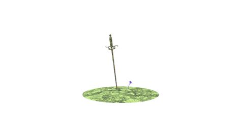 Sword in Grass - 3D model by Tyriese MIller March 2020 (@tyforcewind) [6bc82f7] - Sketchfab