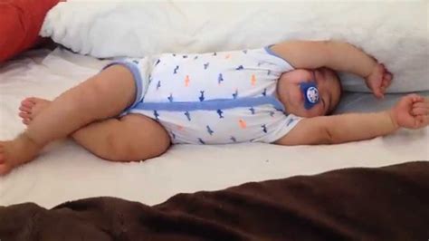 Baby Falling Down From a Bed, 10 months. - YouTube