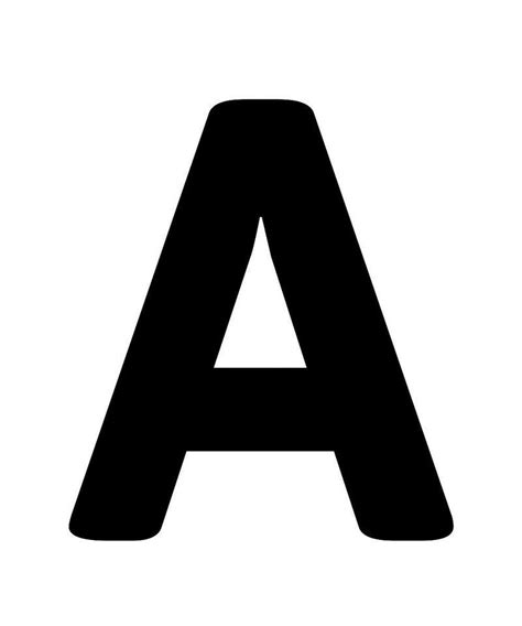 Letter A Photo Bold 001 | School coloring pages, Lettering, Coloring pages for kids