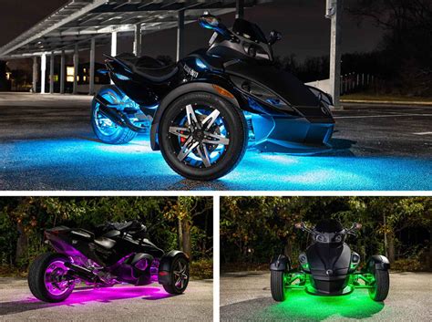 Control Bluetooth Advanced Million Color Can Am Spyder LED Lights with Your Smartphone ...