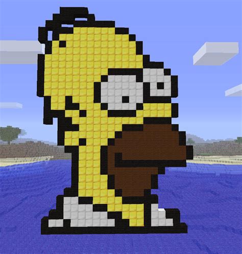 The Simpsons Pixel Art Building Ideas