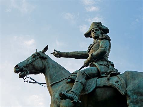 Equestrian statue of Nathanael Greene in Washington D.C. US