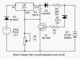 Solar Battery Charger Circuit Schematic