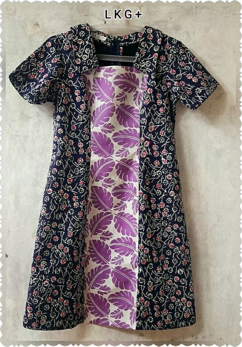 Indonesian Batik Dress/simple Party Batik Dress/handstamp - Etsy