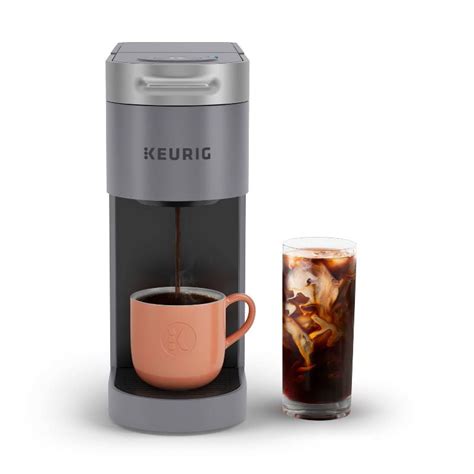 Keurig K-Slim + ICED Single-Serve Coffee Maker, Gray - Walmart.com