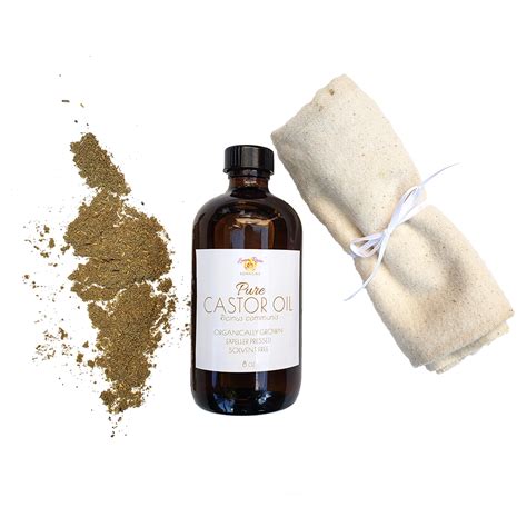 Herbal Castor Oil Pack Kit | Luna Rain Botanicals