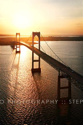 Limited Edition Artwork Newport Bridge - Aerial View - American Picture ...