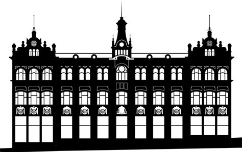 Architecture Department Store Far · Free vector graphic on Pixabay