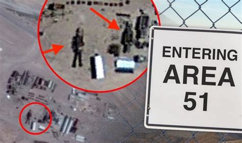 UFO sighting: '50ft alien robot' spotted in Area 51 Google Maps image - claim - ARCHALIEN.TV