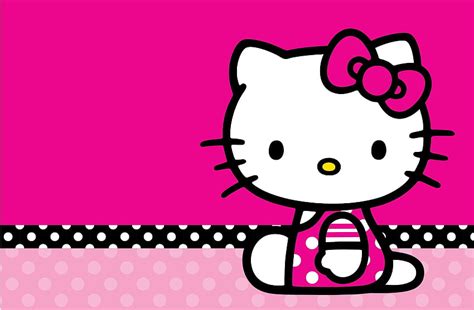 2K Free download | Hello Kitty Pink And Black Love Background. Hello kitty background, Hello ...