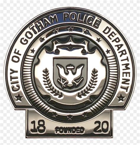 Download Gotham City Police Officer Shield Badge - Gotham City Police ...