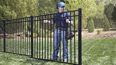 How to Install an Aluminum Fence | Aluminum fence, Aluminum fencing, Metal fence