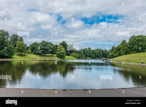 The Boating Lake Sefton Park Liverpool Merseyside England UK Stock Photo - Alamy