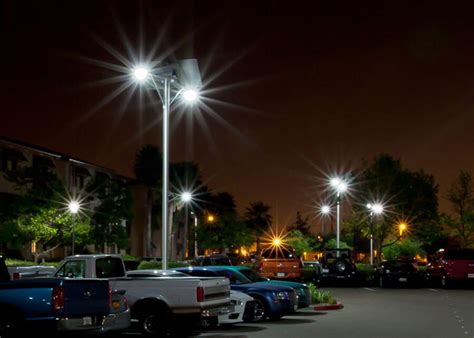 Commercial Solar-Powered LED Parking Lot Lights | SEPCO